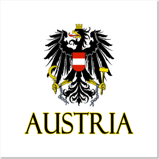 Austria - Austrian Coat of Arms Design Posters and Art